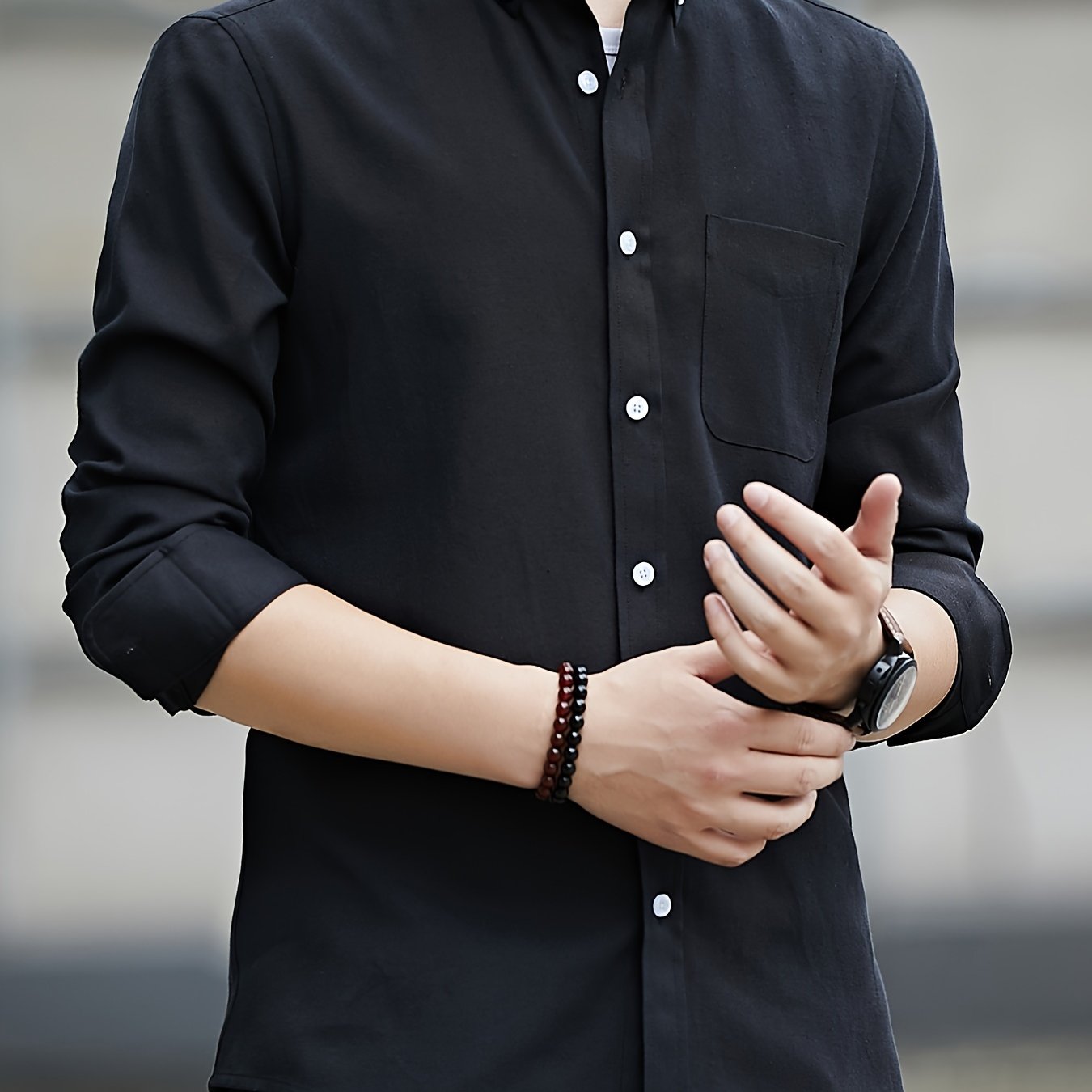 LAURENT MONACO | CHEMISE MANCHES LONGUES POUR HOMMES