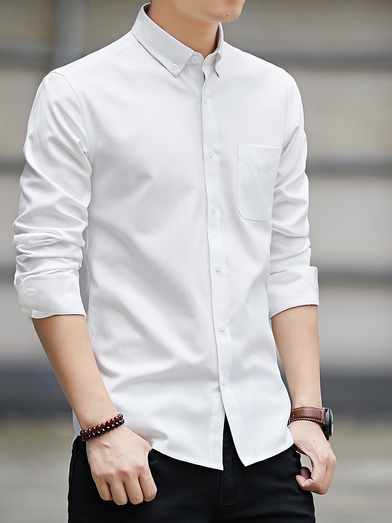 LAURENT MONACO | CHEMISE MANCHES LONGUES POUR HOMMES