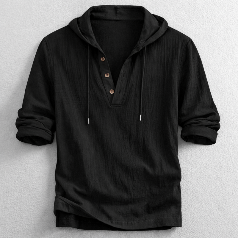 LAURENT MONACO | CHEMISE CLASSIQUE À CAPUCHE POUR HOMMES