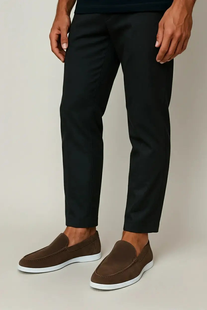 LAURENT MONACO | MOCASSINS CLASSIQUES EN DAIM POUR HOMME