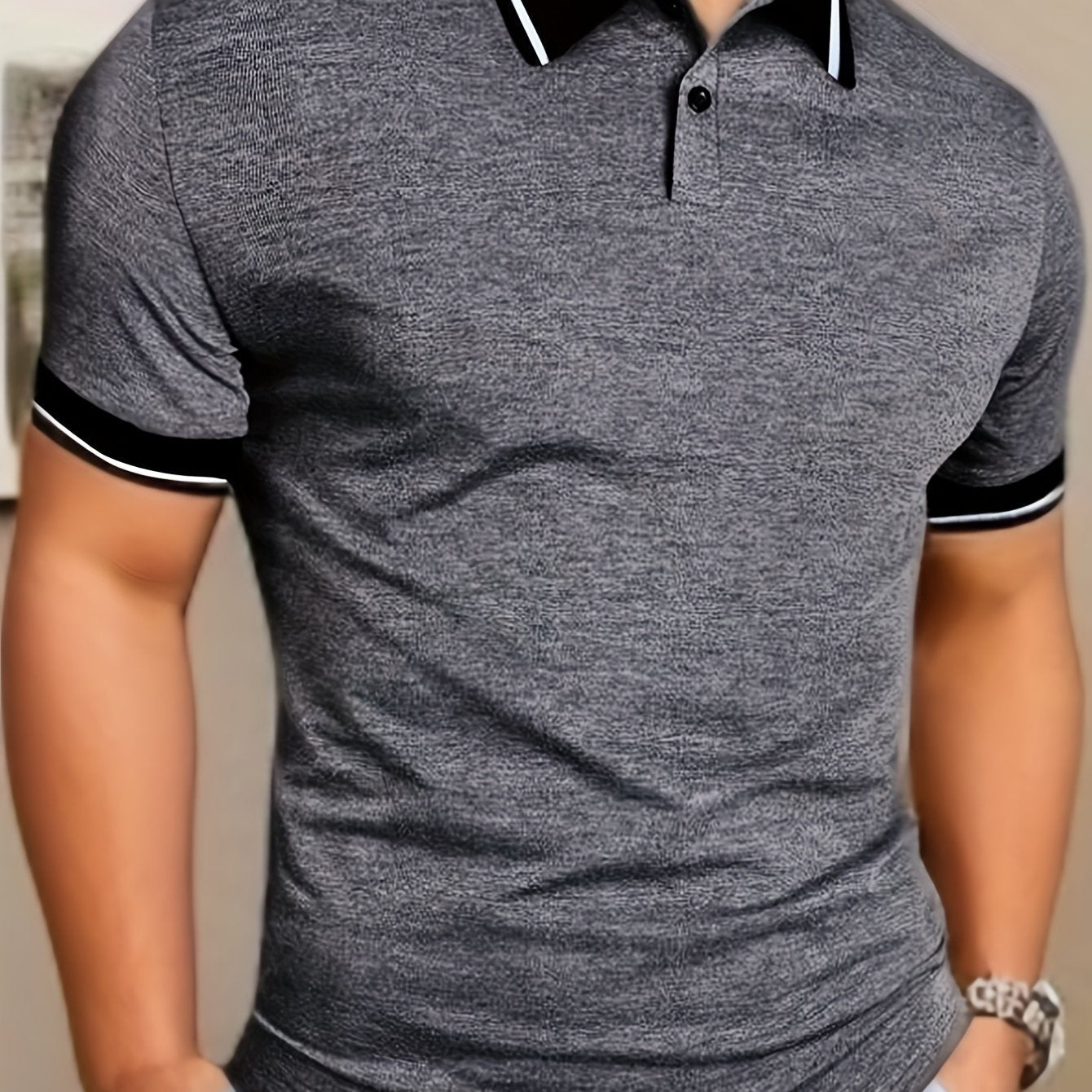LAURENT MONACO | CHEMISE D'ÉTÉ À COL POUR HOMMES