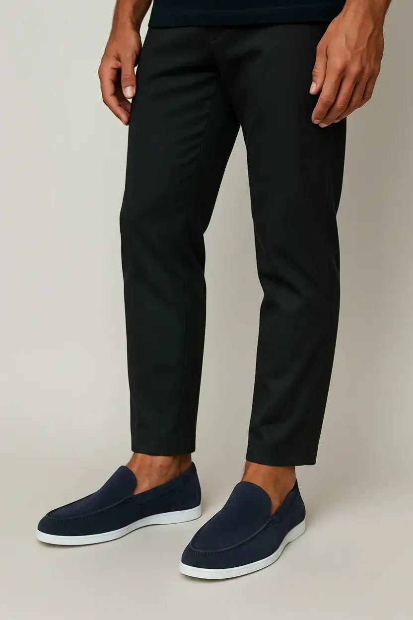 LAURENT MONACO | MOCASSINS CLASSIQUES EN DAIM POUR HOMME