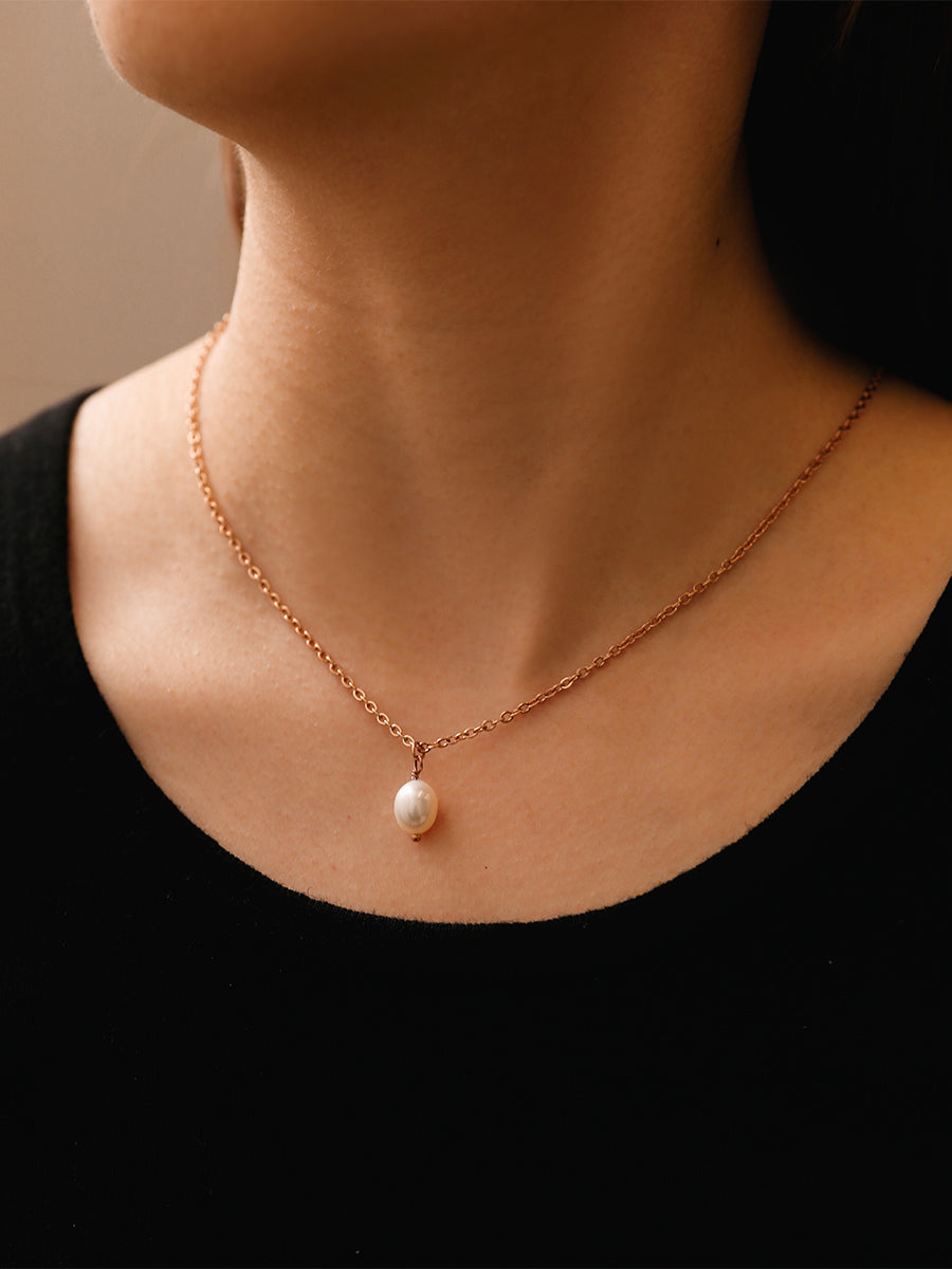 Aurora | Collar con dije de perla