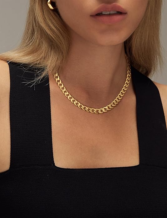 Jimena | Collar de eslabones cubanos gruesos