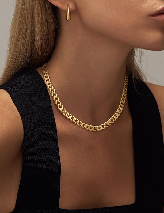 Jimena | Collar de eslabones cubanos gruesos