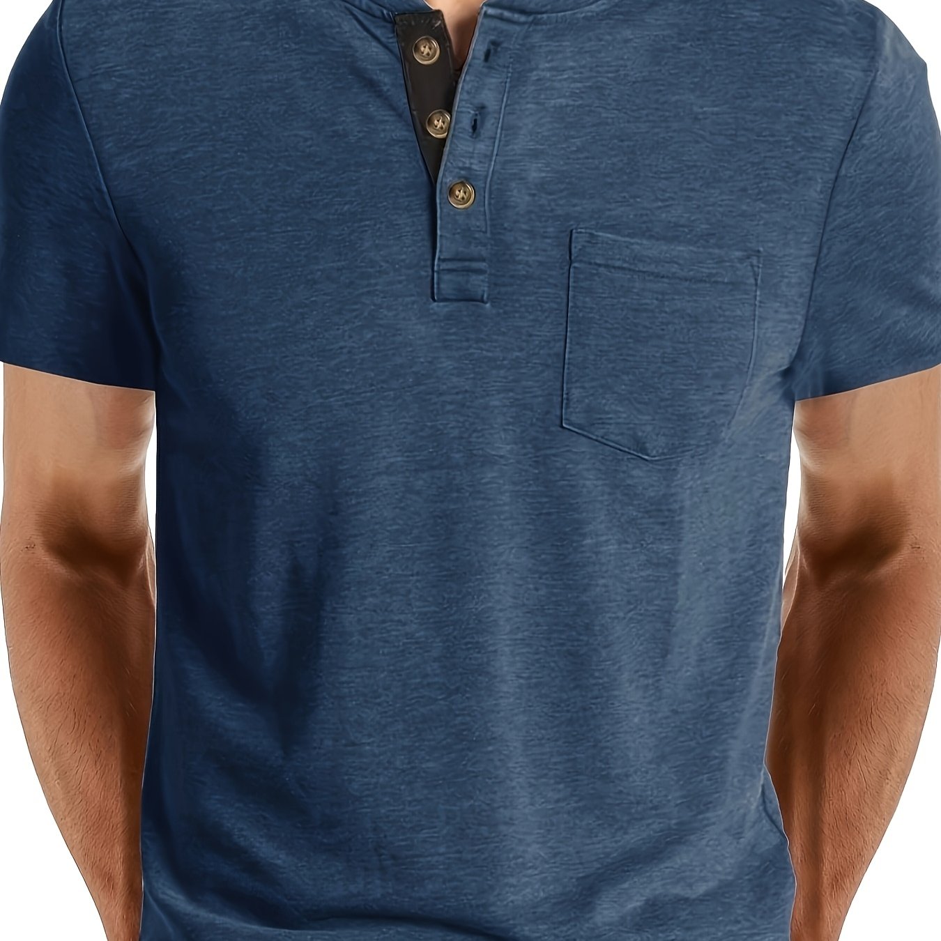 LAURENT MONACO | T SHIRT HENLEY POUR HOMME