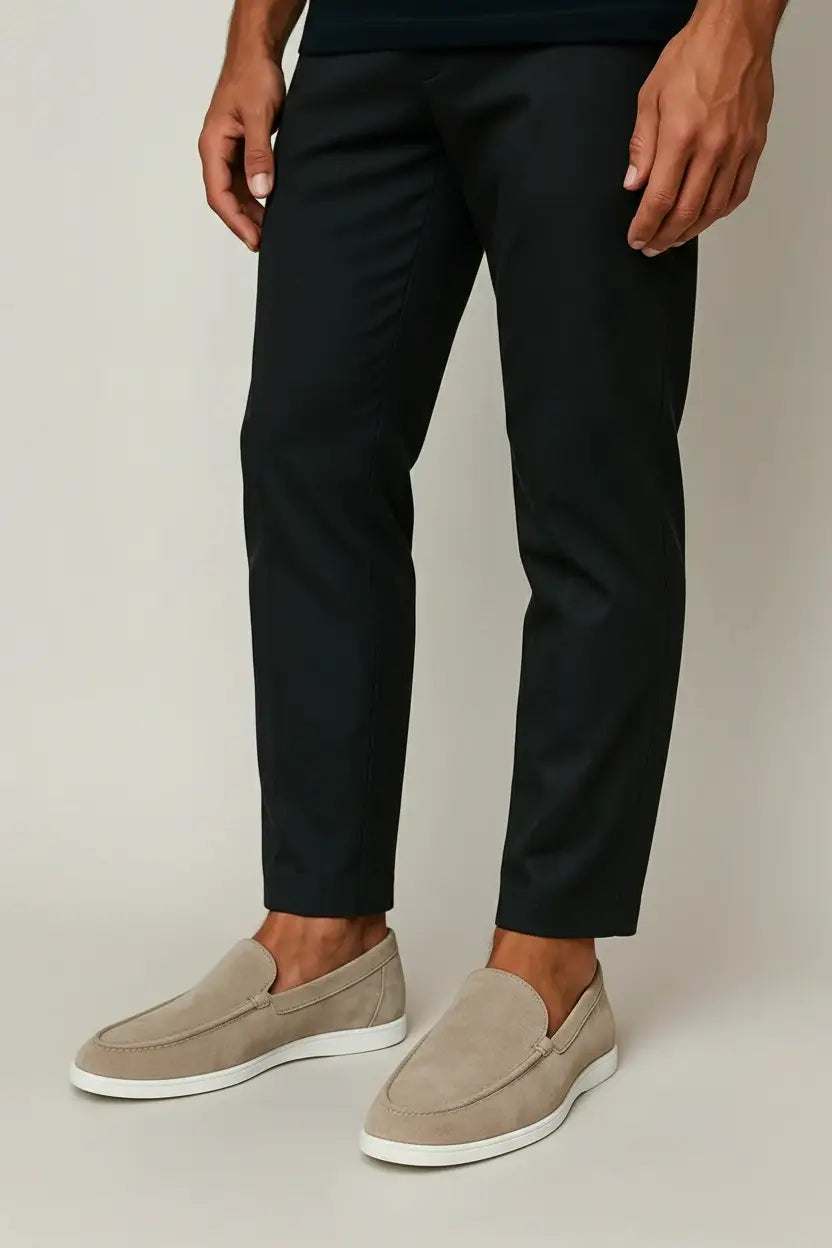 LAURENT MONACO | MOCASSINS CLASSIQUES EN DAIM POUR HOMME