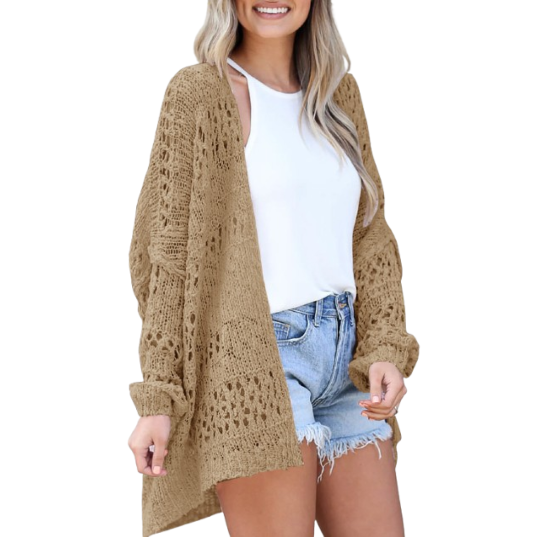 NAOMI | Cárdigan Boho de Verano Oversized Ligero