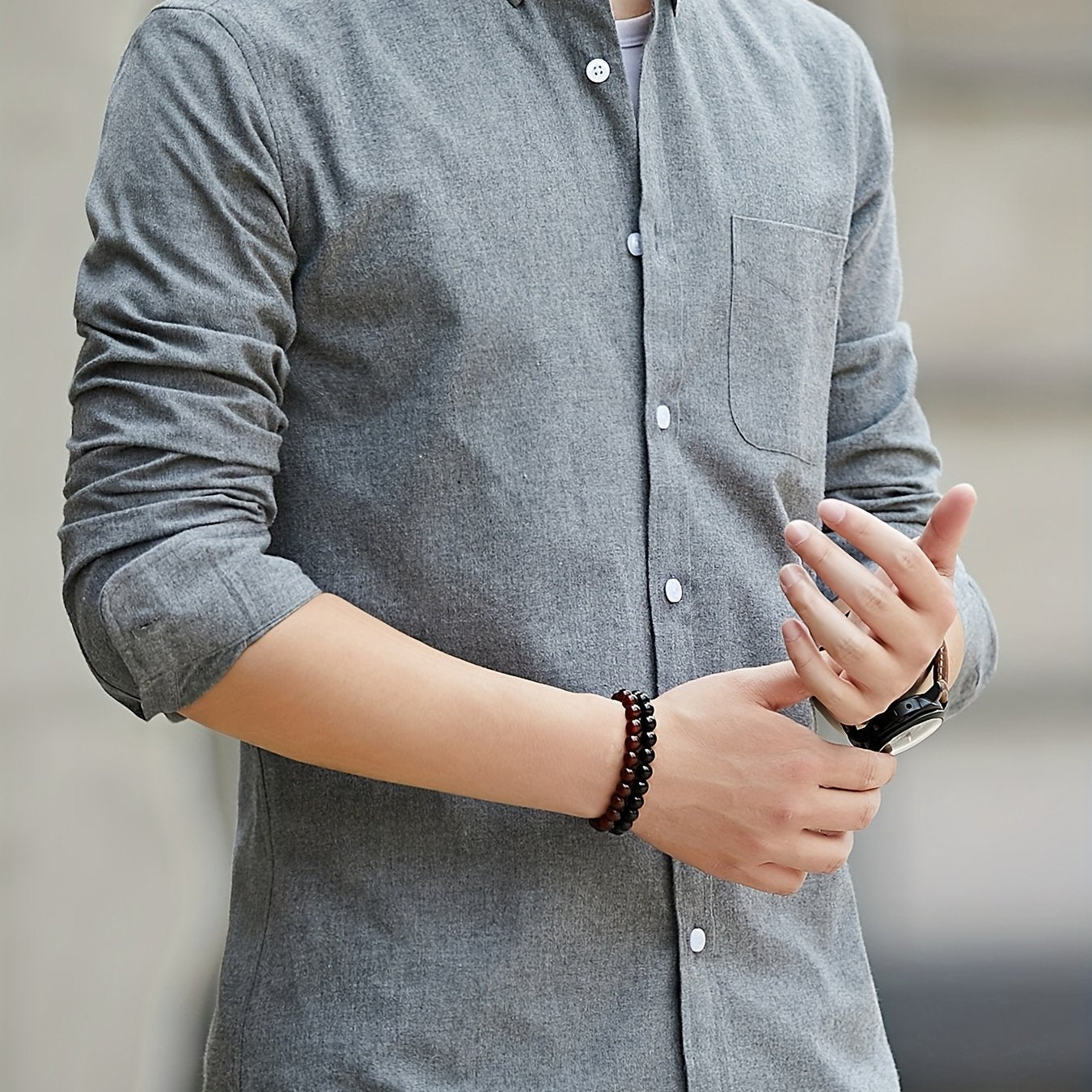 LAURENT MONACO | CHEMISE MANCHES LONGUES POUR HOMMES