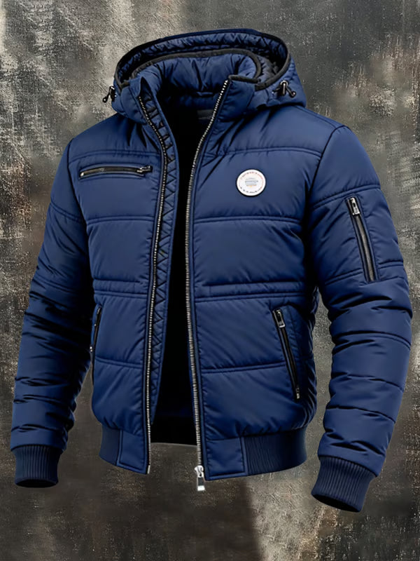 HÉCTOR | CHAQUETA DE INVIERNO CON CAPUCHA CLÁSICA PARA HOMBRE