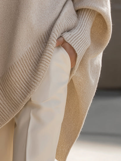 Ana | Jersey Poncho Oversize