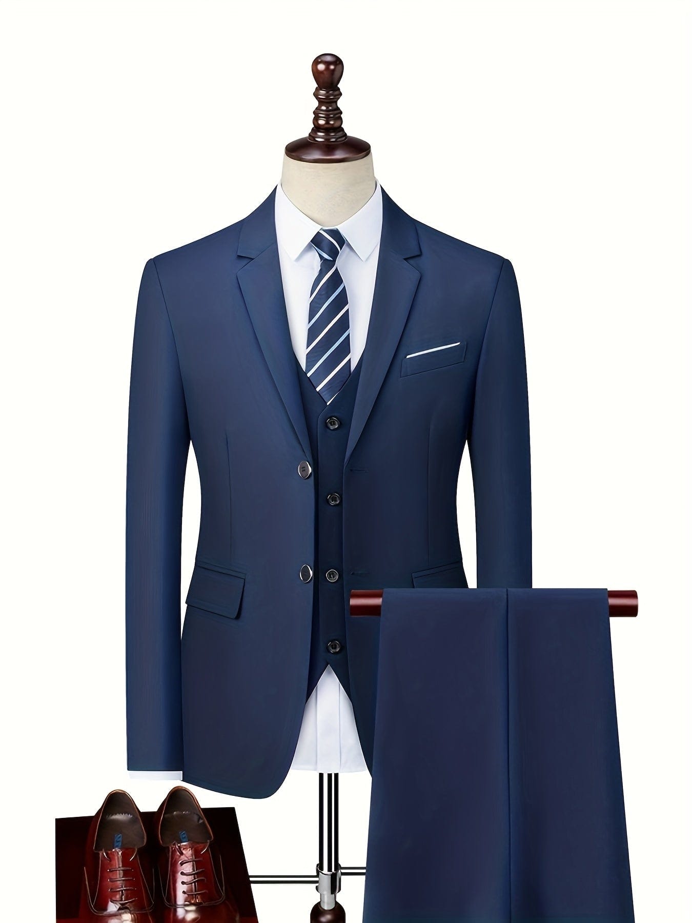 LAURENT MONACO | COSTUME EN LAINE MÉLANGÉE POUR HOMME