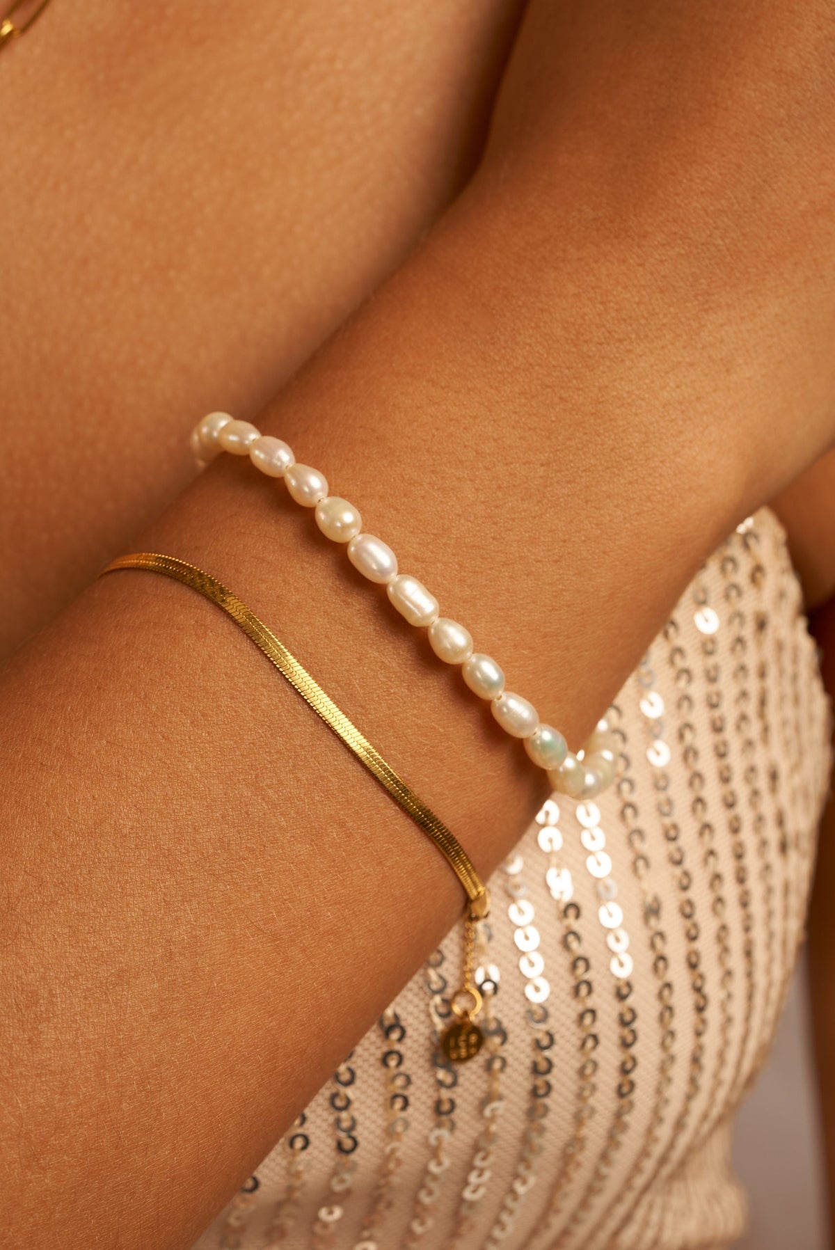 Renata | Pulsera de cadena plana