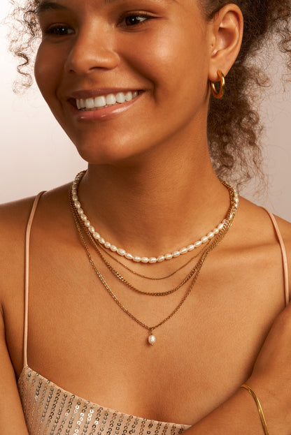 Aurora | Collar con dije de perla