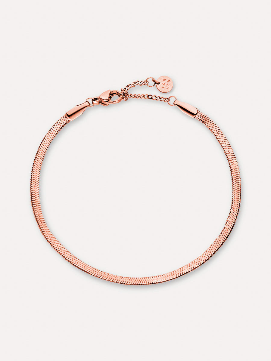 Renata | Pulsera de cadena plana