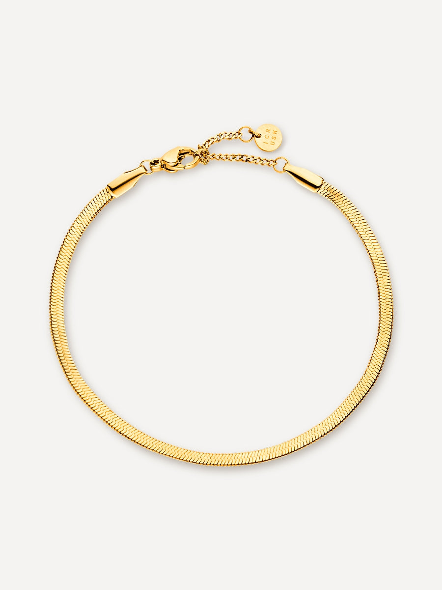 Renata | Pulsera de cadena plana