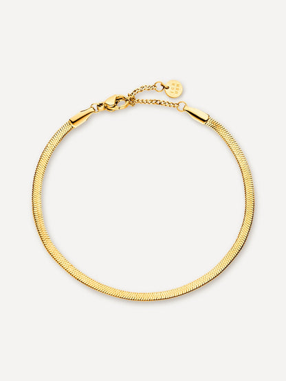 Renata | Pulsera de cadena plana