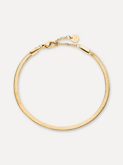 Renata | Pulsera de cadena plana