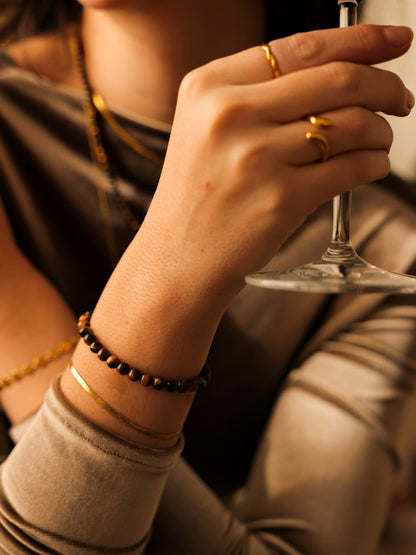 Renata | Pulsera de cadena plana