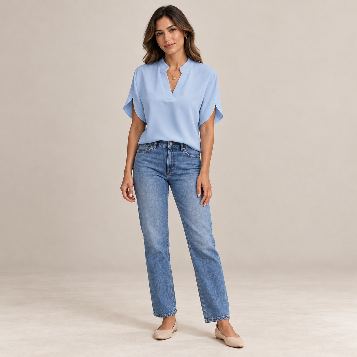 Ruby | Blusa de mangas tulipán