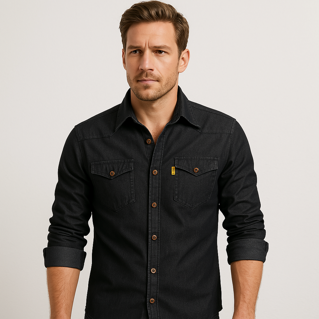LAURENT MONACO | CHEMISE EN JEAN POUR HOMME
