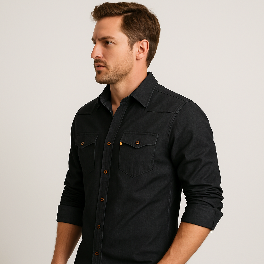 LAURENT MONACO | CHEMISE EN JEAN POUR HOMME