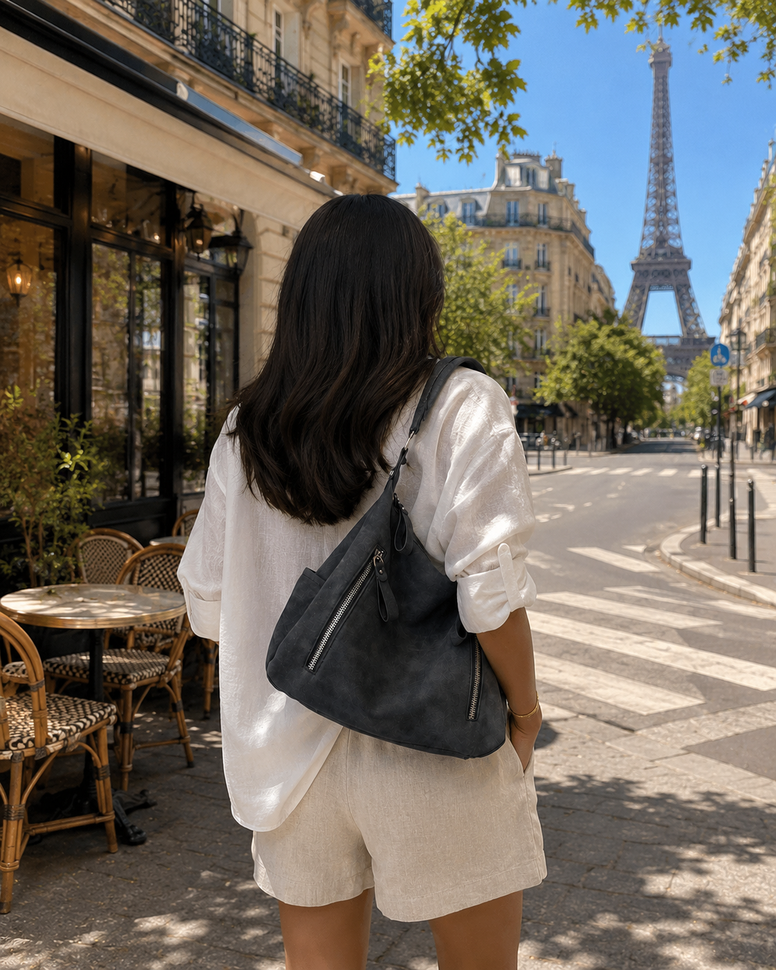 Bianca | Bolso de hombro con textura