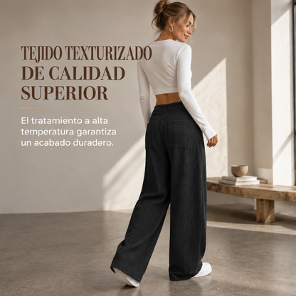Ali | Pantalón ancho y casual de corte holgado para mujer