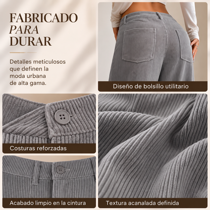 Ali | Pantalón ancho y casual de corte holgado para mujer