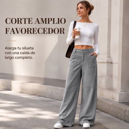 Ali | Pantalón ancho y casual de corte holgado para mujer