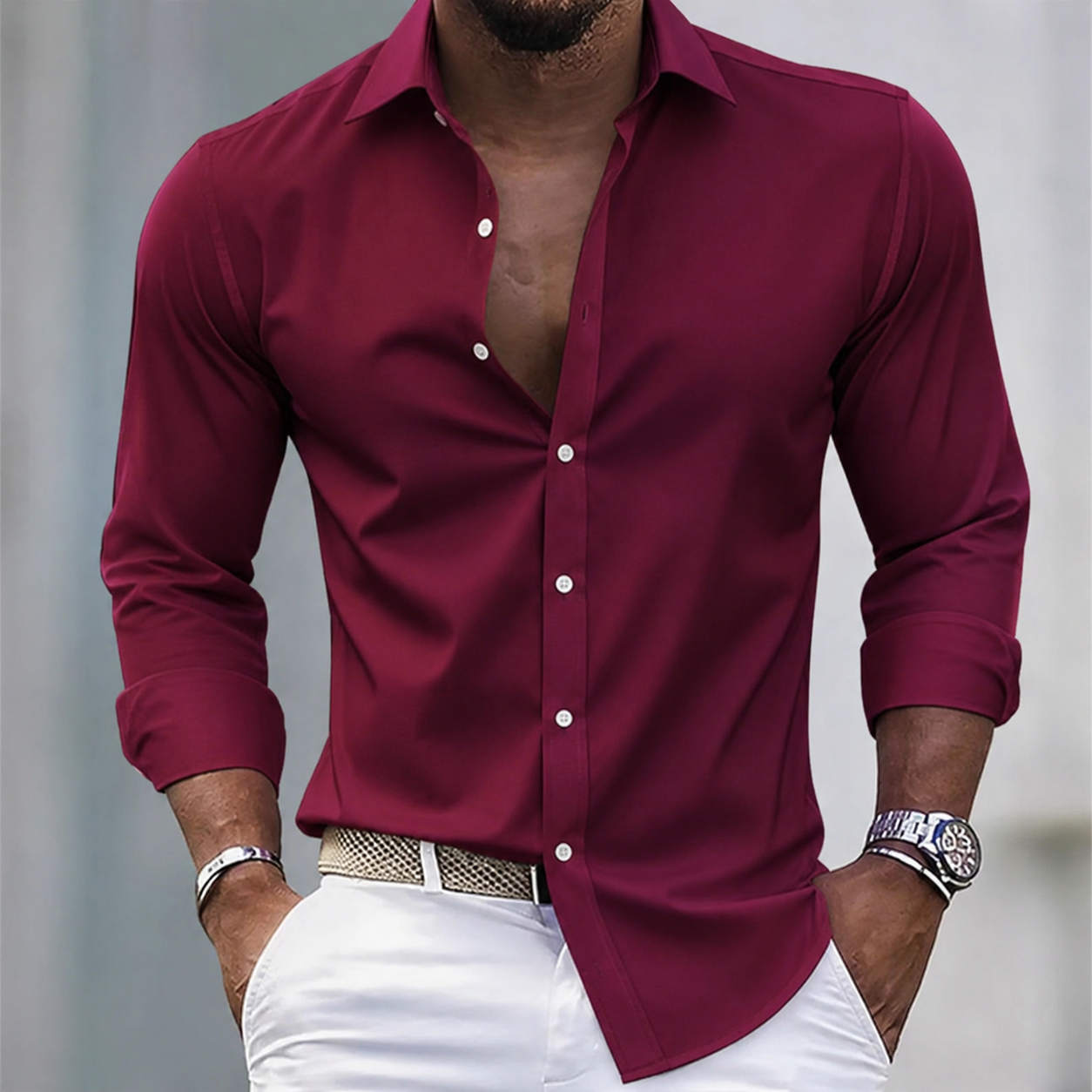 LAURENT MONACO | CHEMISE D'AFFAIRES POUR HOMMES