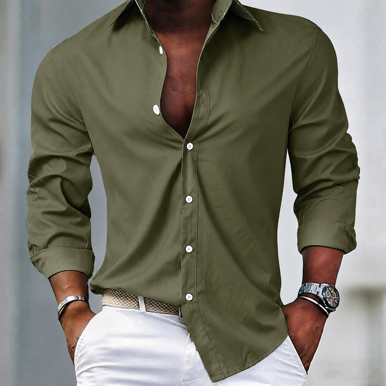 LAURENT MONACO | CHEMISE D'AFFAIRES POUR HOMMES