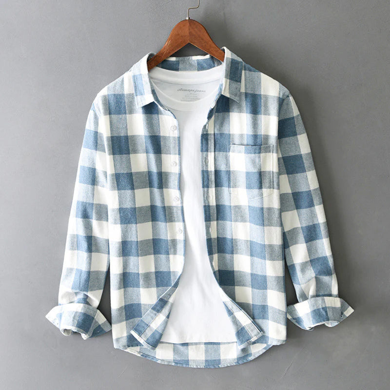 LAURENT MONACO | CHEMISE À CARREAUX EN COTON POUR HOMME