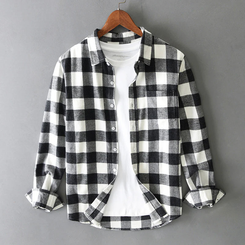 LAURENT MONACO | CHEMISE À CARREAUX EN COTON POUR HOMME