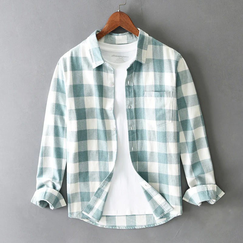 LAURENT MONACO | CHEMISE À CARREAUX EN COTON POUR HOMME