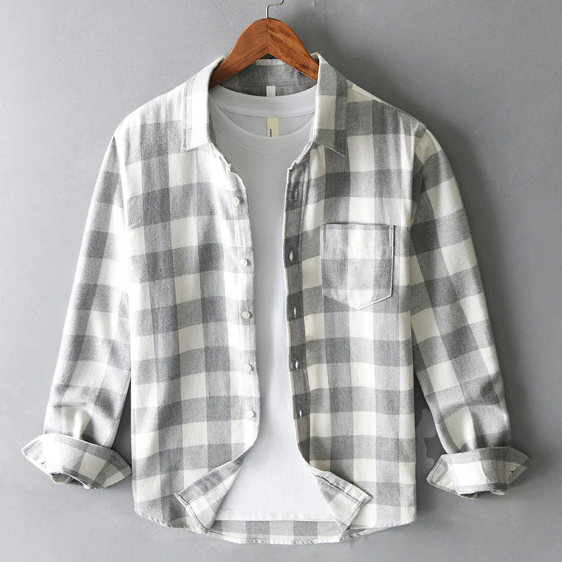 LAURENT MONACO | CHEMISE À CARREAUX EN COTON POUR HOMME