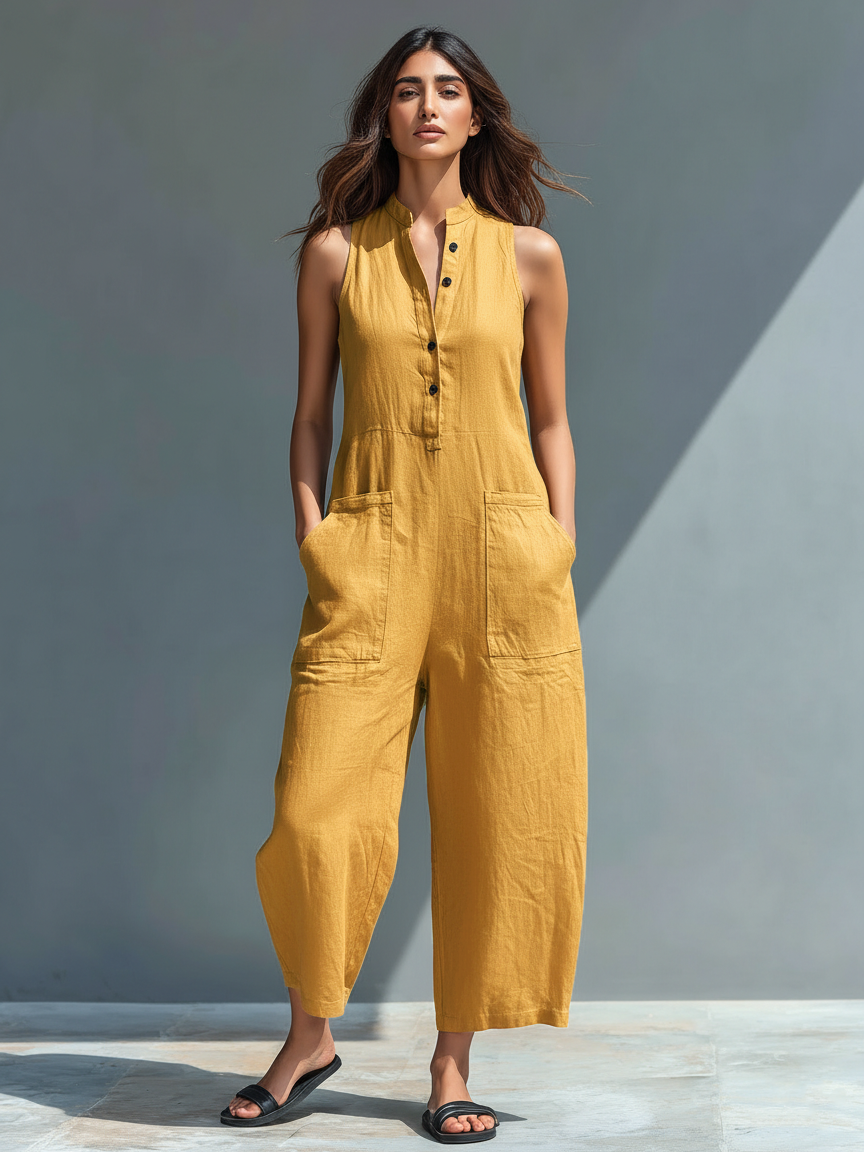 Rina™ | Mono Bohemio de Lino