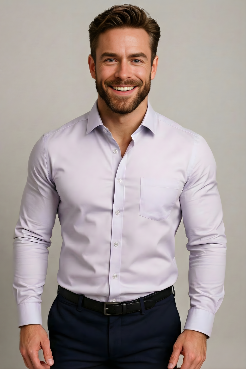 LAURENT MONACO | CHEMISE STRETCH POUR HOMMES