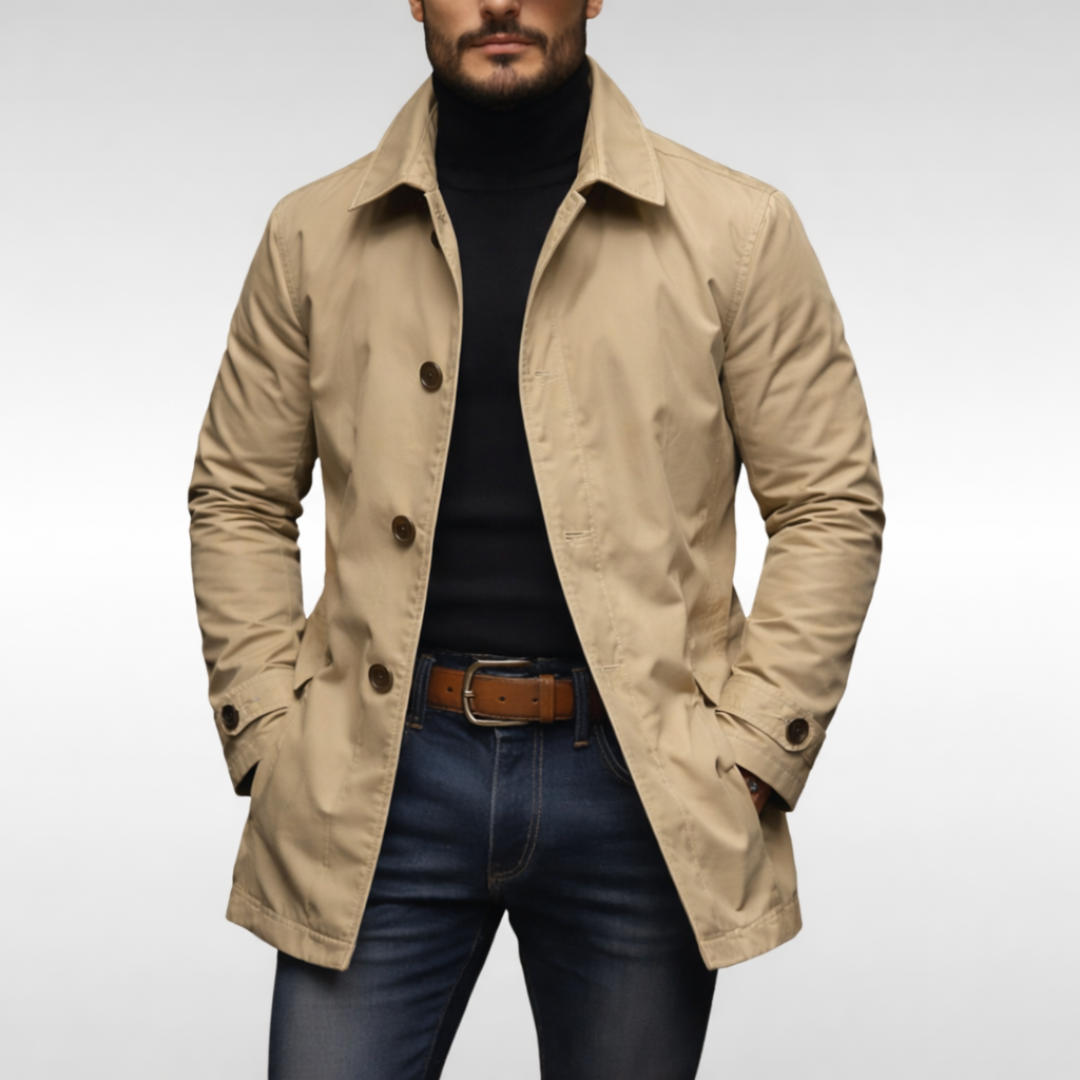 LAURENT MONACO | MANTEAU URBAIN CLASSIQUE POUR HOMME