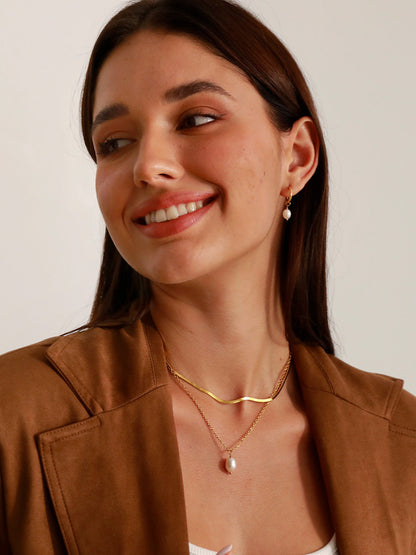 Aurora | Collar con dije de perla