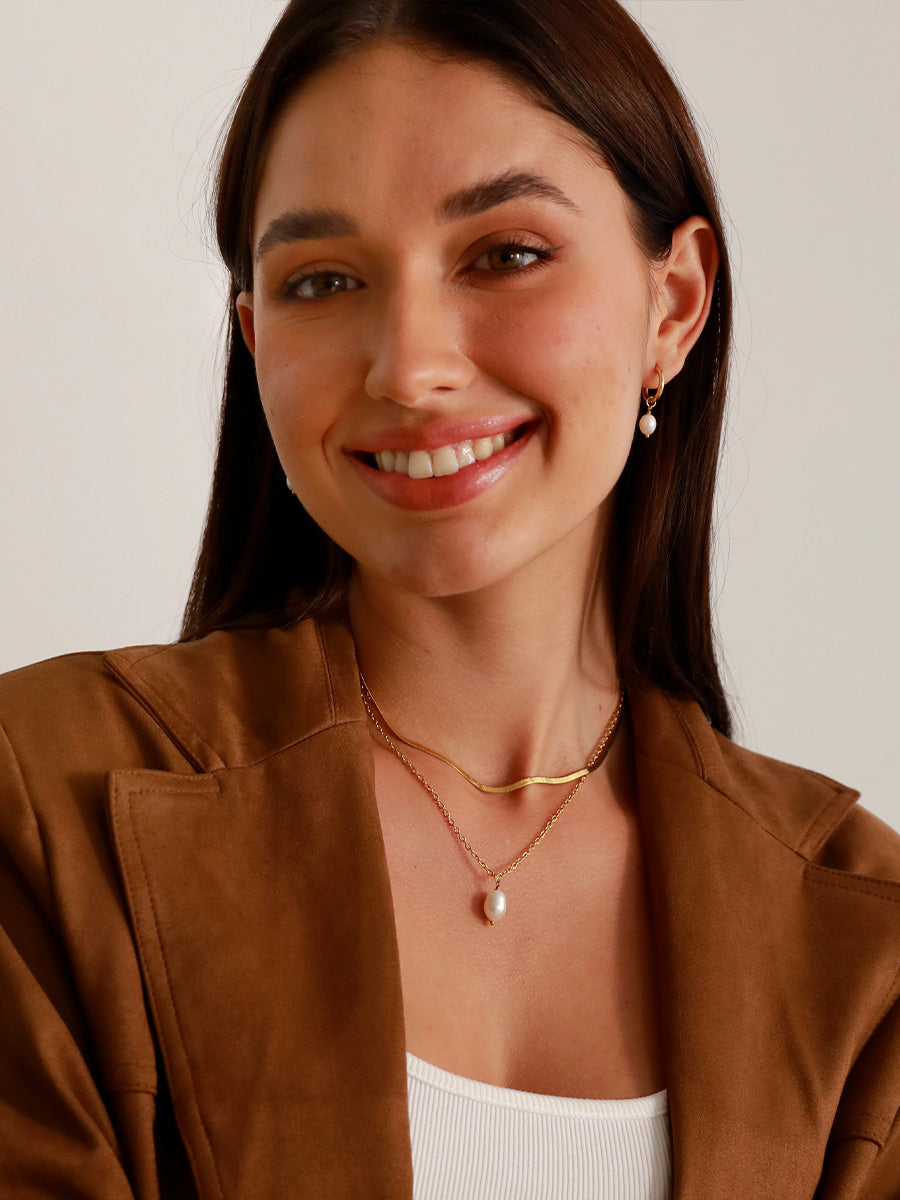 Aurora | Collar con dije de perla