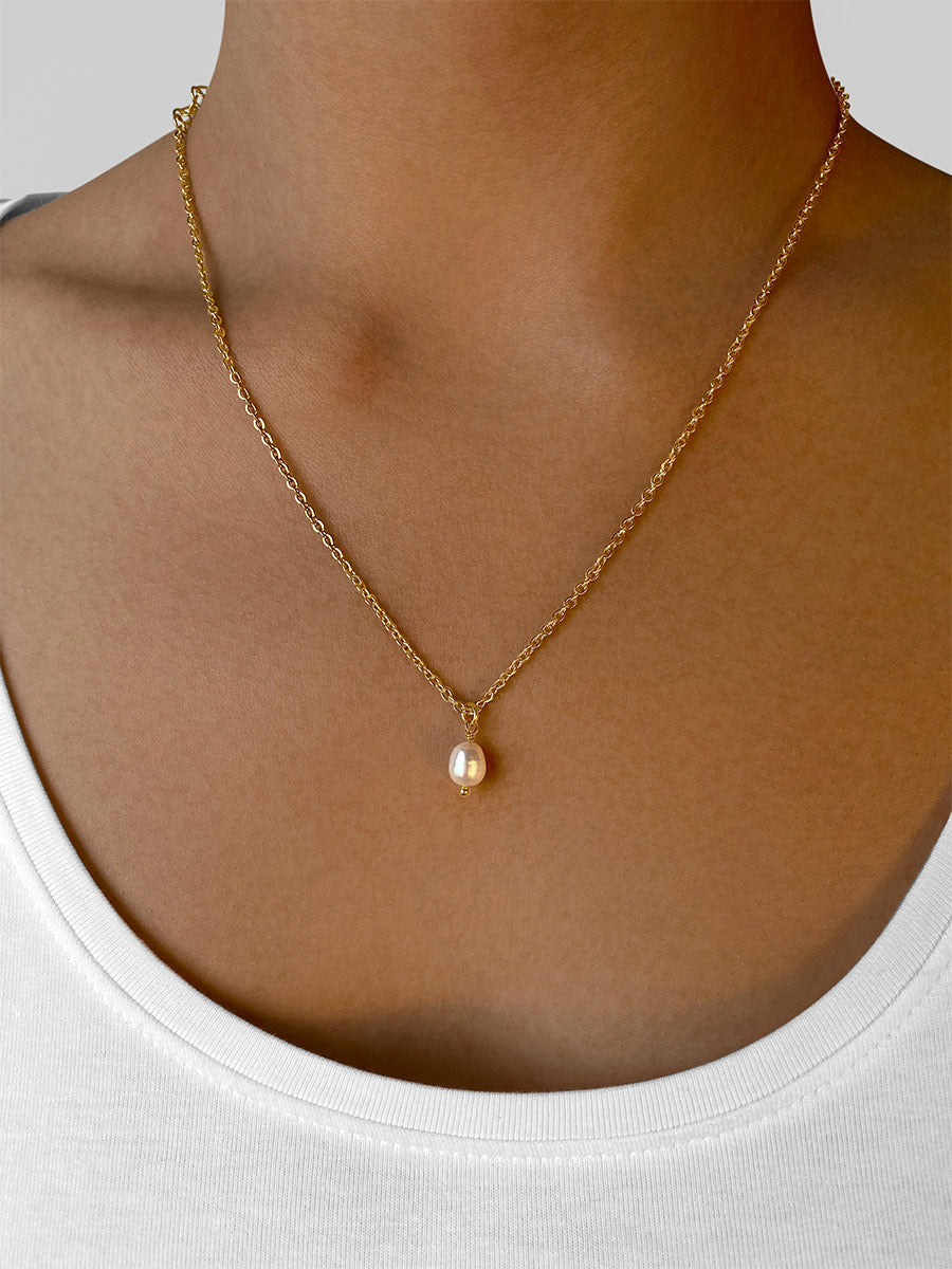 Aurora | Collar con dije de perla