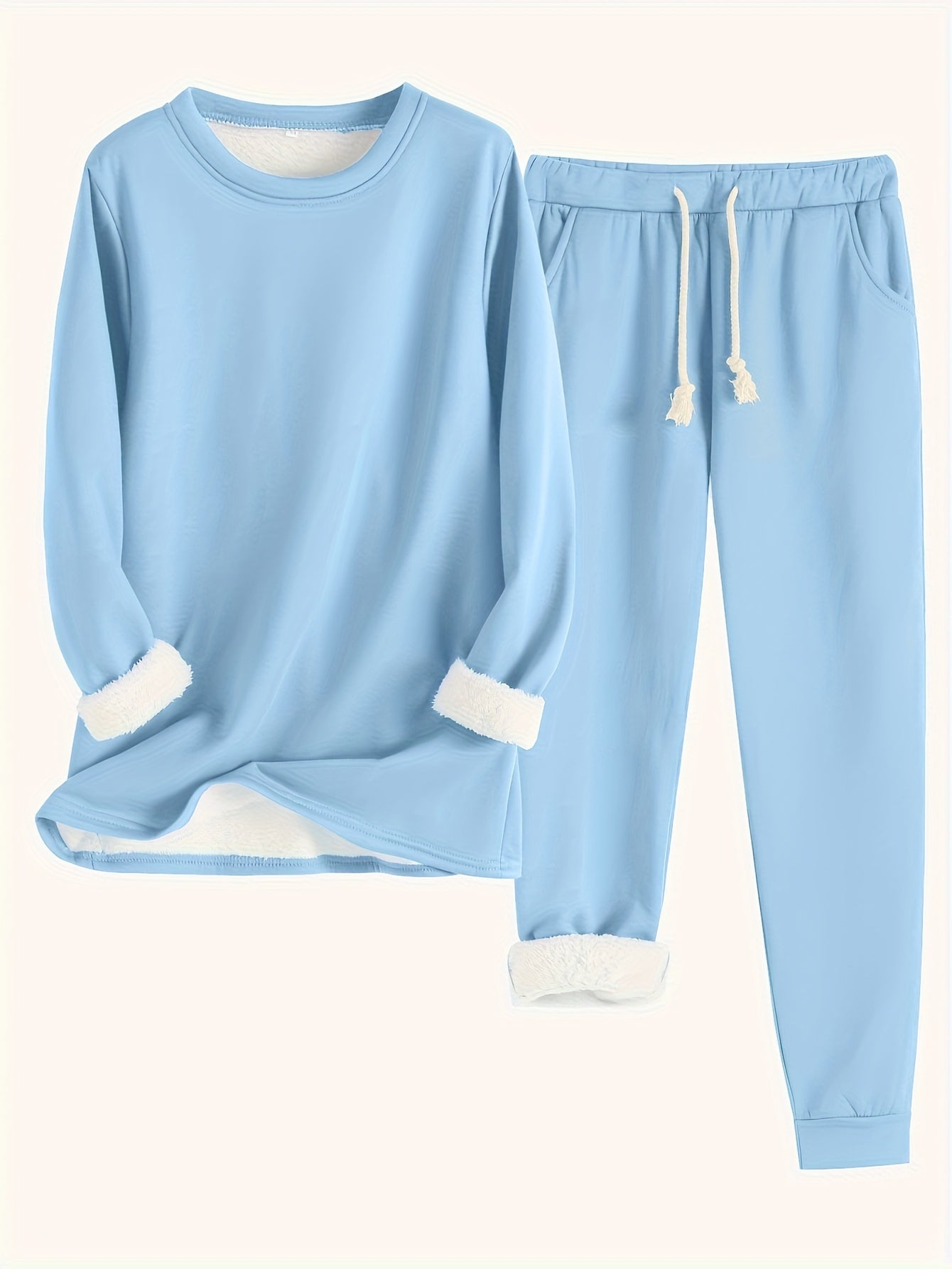 Hailey | Conjunto Cómodo Forrado de Felpa