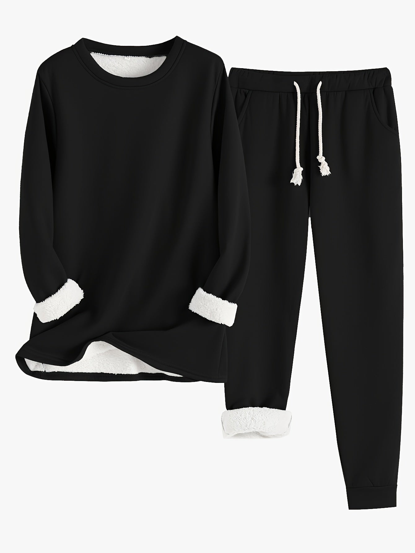 Hailey | Conjunto Cómodo Forrado de Felpa