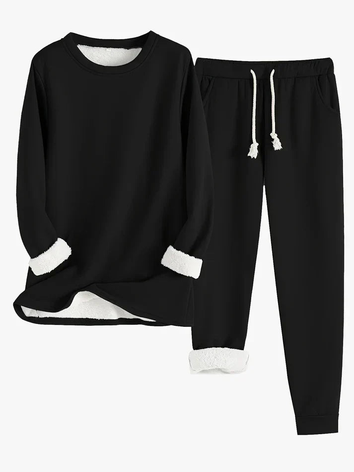 Hailey | Conjunto Cómodo Forrado de Felpa