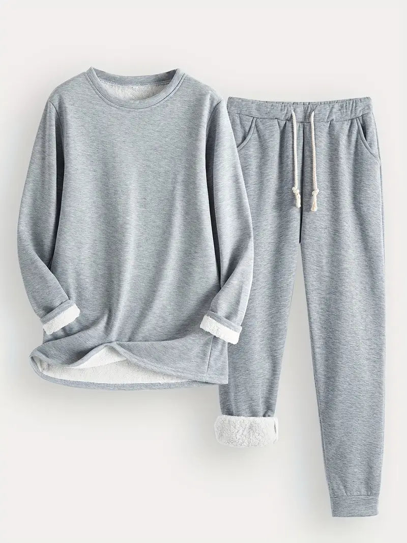Hailey | Conjunto Cómodo Forrado de Felpa