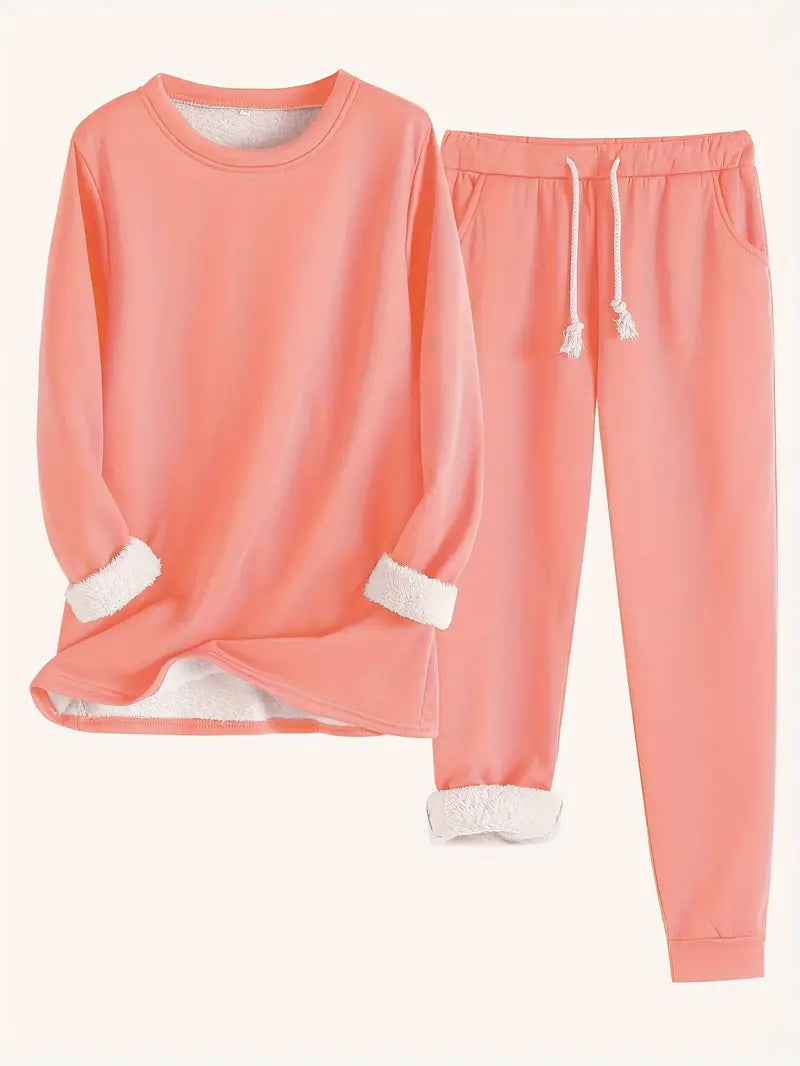 Hailey | Conjunto Cómodo Forrado de Felpa