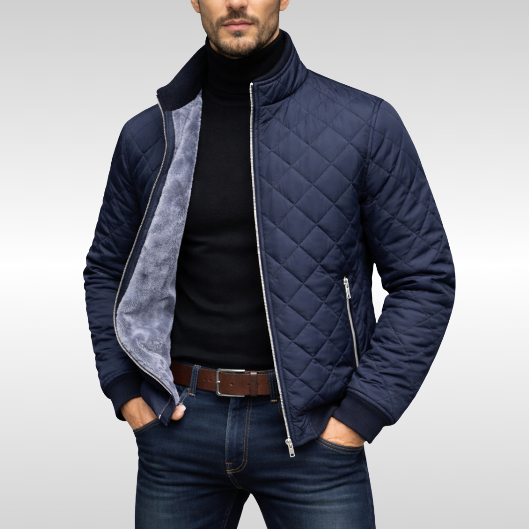 LAURENT MONACO | ÉLÉGANTE VESTE MATELASSÉE D'EXTÉRIEUR POUR HOMME