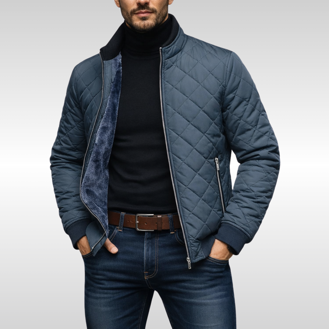 LAURENT MONACO | ÉLÉGANTE VESTE MATELASSÉE D'EXTÉRIEUR POUR HOMME