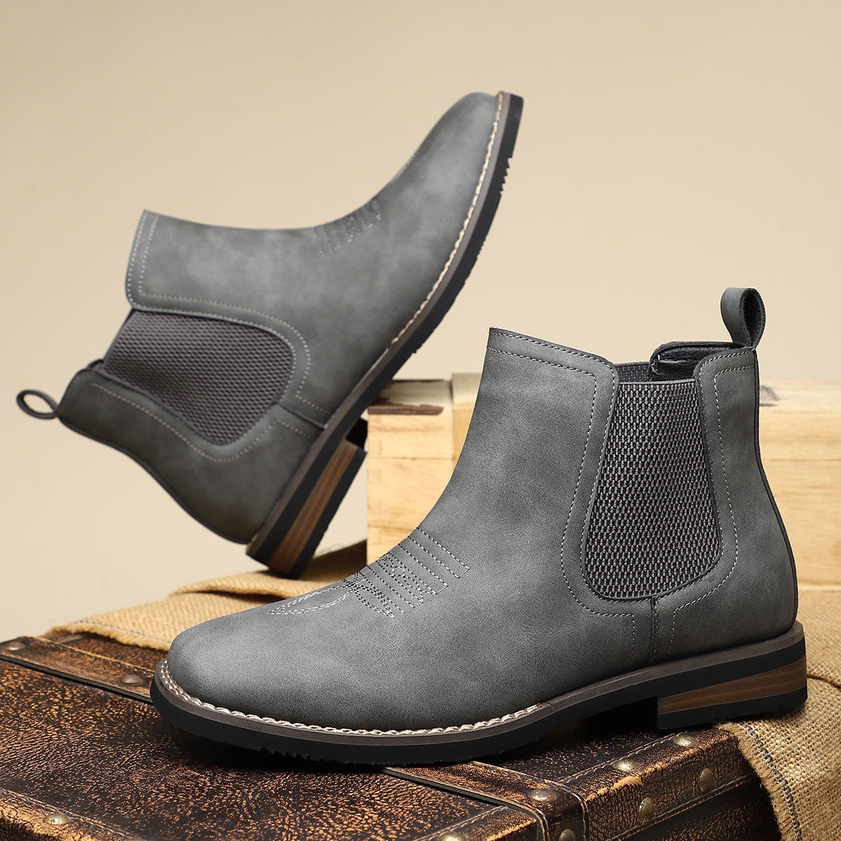 SEBASTIAN | BOTAS SIN CORDONES PARA HOMBRE